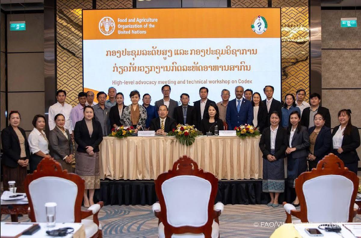 ກອງປະຊຸມເຜີຍແຜ່ວຽກງານກົດລະຫັດອາຫານສາກົນ ໄດ້ຈັດຂຶ້ນໃນວັນທີ 20-22 ມິຖຸນາ 2025, ນະຄອນຫລວງວຽງຈັນ.